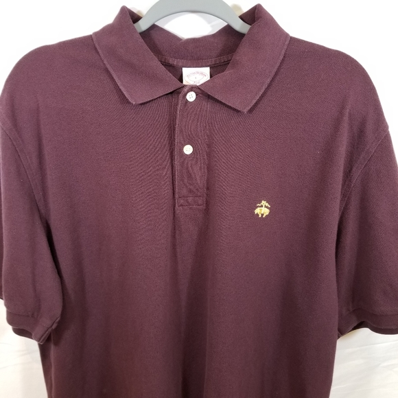 Brooks Brothers Maroon Polo Shirt Golden Fleece L - Picture 5 of 16